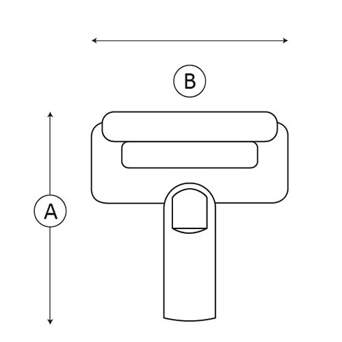 Adaptador para varilla portaprecios esquema