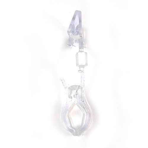 Pinza transparente vista lateral