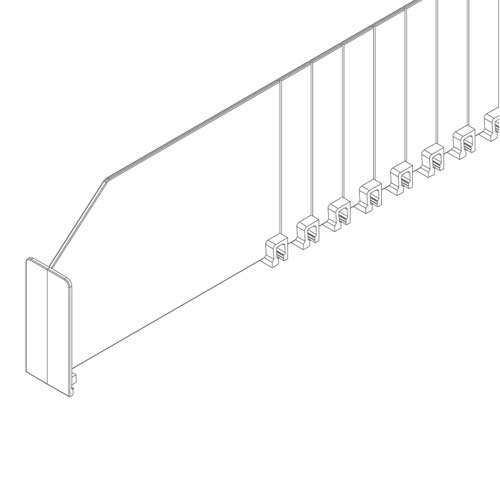 Separador fraccionable sin tope esquema