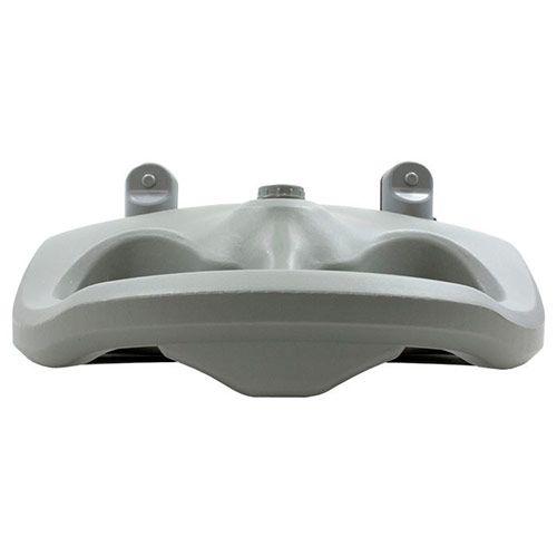 Base rellenable para gráficas vista frontal