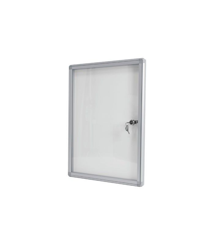 Tablón de anuncios económico blanco muestra