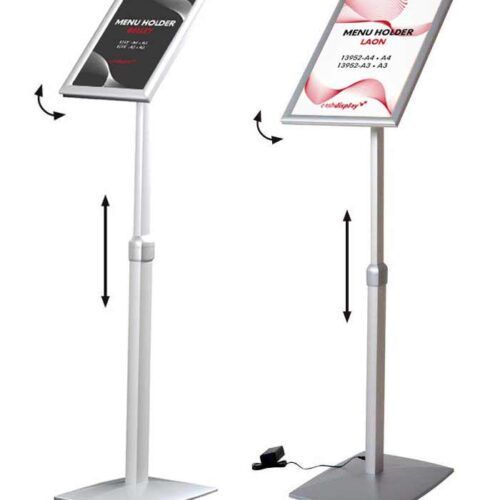 Porta men&uacute; ajustable