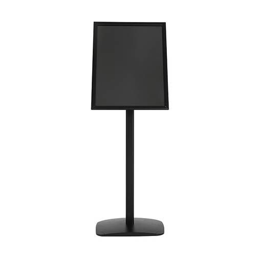 Porta menú XL frontal negro