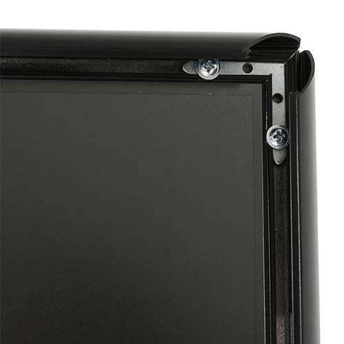 Porta menú XL marco clic negro