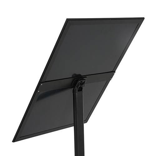 Porta menú XL trasera negro