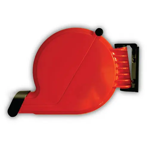 Dispensador de tickets de turnos rojo