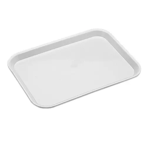 Bandeja de presentaci&oacute;n blanca profesional para hosteler&iacute;a y catering.