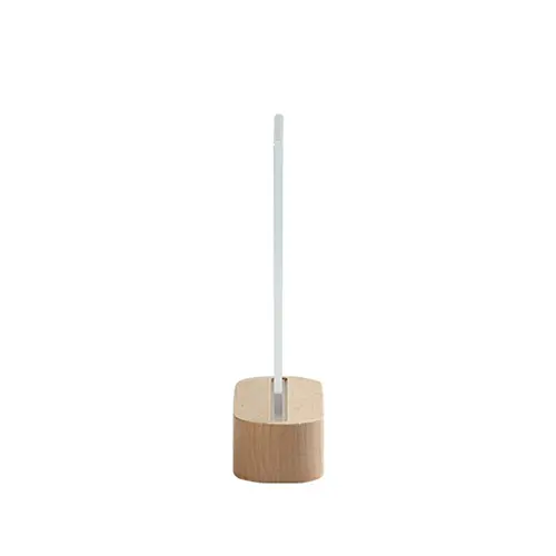 Lateral de Portagráfica con base redonda de madera y gripper