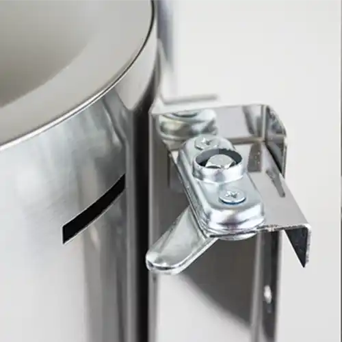 Apertura dispensador inox papel mecha