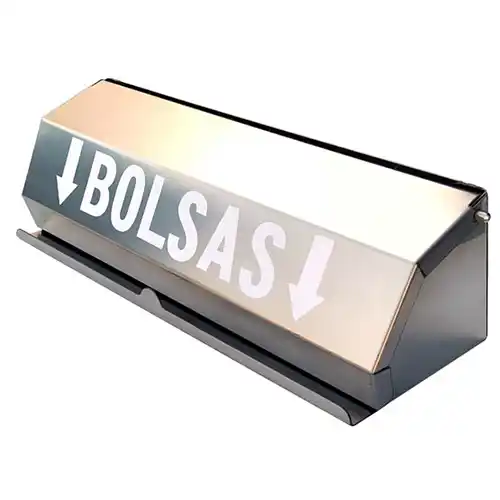 Dispensador de bolsas inox