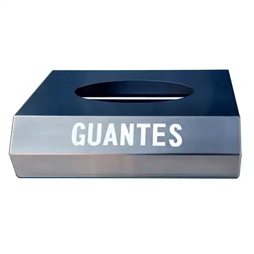 Dispensador de guantes inox frontal